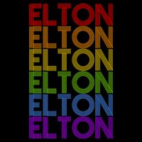 Elton Wordmark Pattern Retro Style Backpack