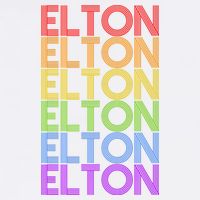 Elton Wordmark Pattern Retro Style Garment-Dyed Sweatshirt