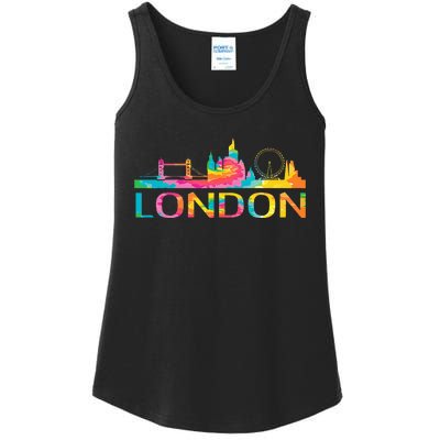 England London Uk British London Ladies Essential Tank