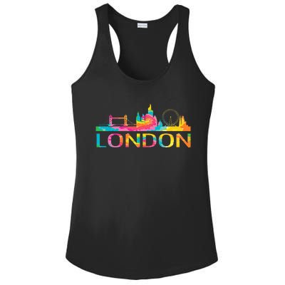 England London Uk British London Ladies PosiCharge Competitor Racerback Tank