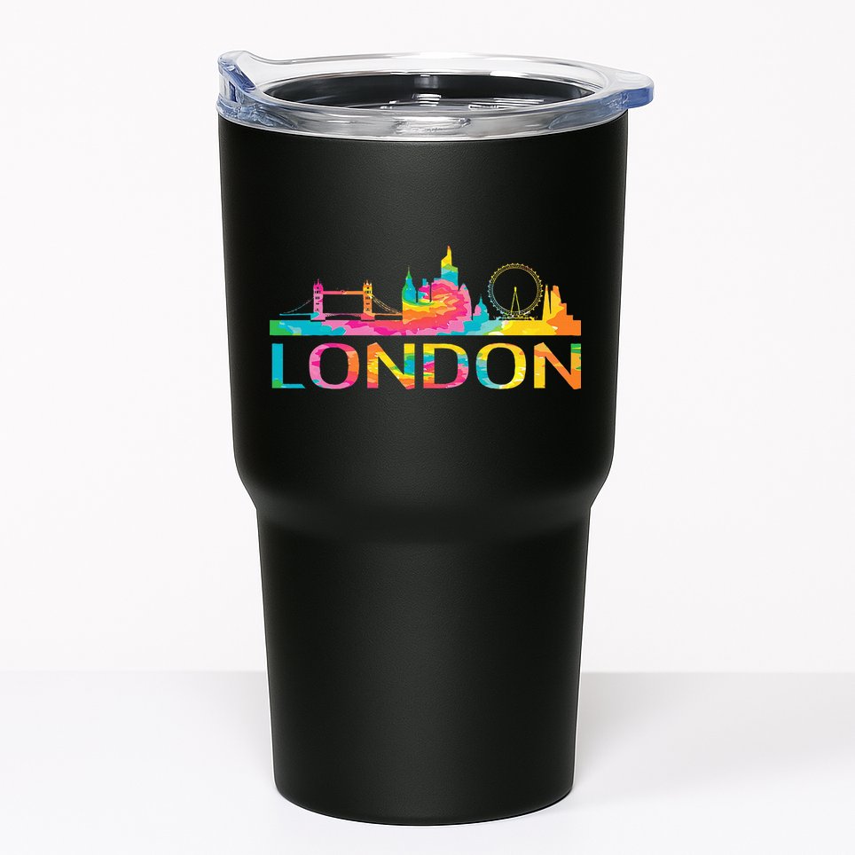England London Uk British London Tumbler