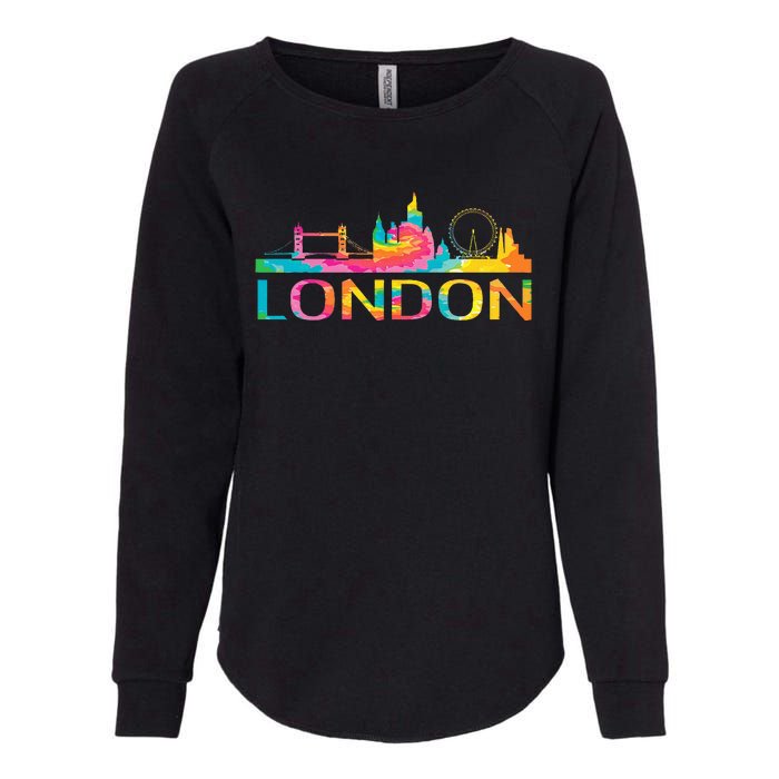 England London Uk British London Womens California Wash Sweatshirt