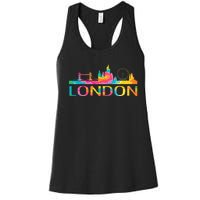 England London Uk British London Women's Racerback Tank