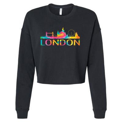 England London Uk British London Cropped Pullover Crew