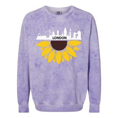 England London Uk British London Colorblast Crewneck Sweatshirt