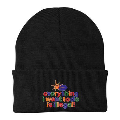 Excavator Lover Vintage Just A Girl Who Loves Excavators Beanie