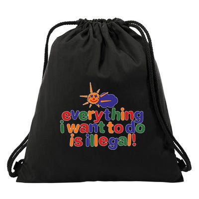 Excavator Lover Vintage Just A Girl Who Loves Excavators Drawstring Bag