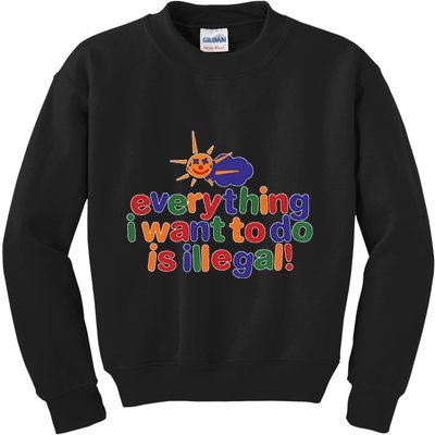 Excavator Lover Vintage Just A Girl Who Loves Excavators Kids Sweatshirt