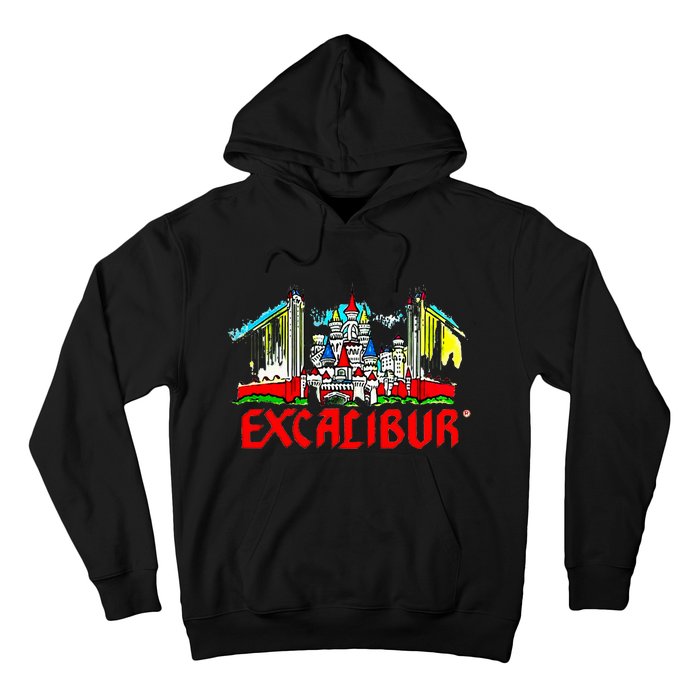 Excalibur Las Vegas Hotel Casino Retro Vintage Hoodie