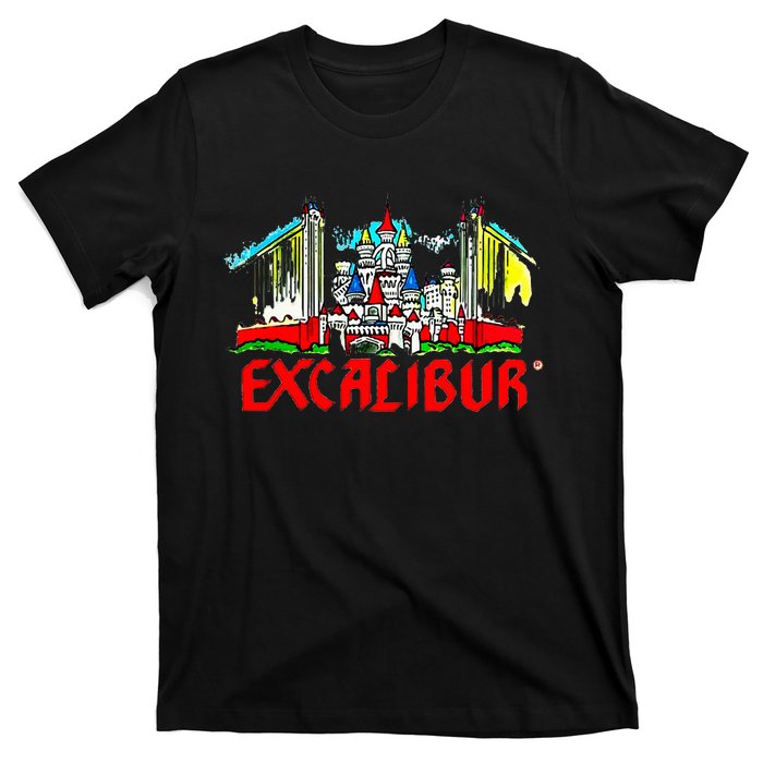 Excalibur Las Vegas Hotel Casino Retro Vintage T-Shirt