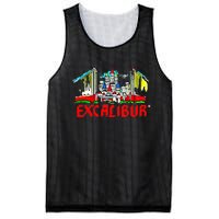 Excalibur Las Vegas Hotel Casino Retro Vintage Mesh Reversible Basketball Jersey Tank