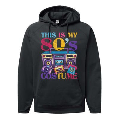 Eighties Music 1980s Generation 80s Costume Party Retro 80s Performance Fleece Hoodie