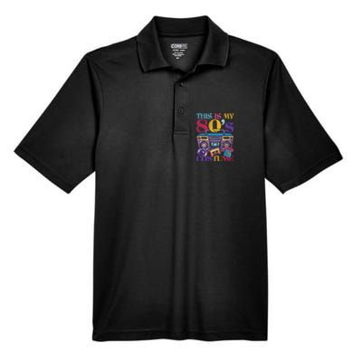 Eighties Music 1980s Generation 80s Costume Party Retro 80s Men's Origin Performance Pique Polo