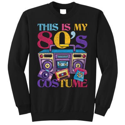 Eighties Music 1980s Generation 80s Costume Party Retro 80s Sweatshirt