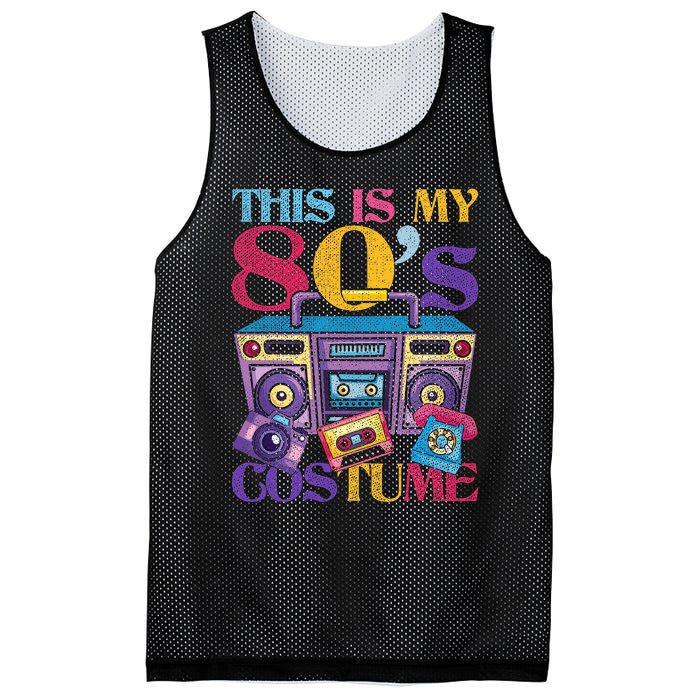 Eighties Music 1980s Generation 80s Costume Party Retro 80s Mesh Reversible Basketball Jersey Tank