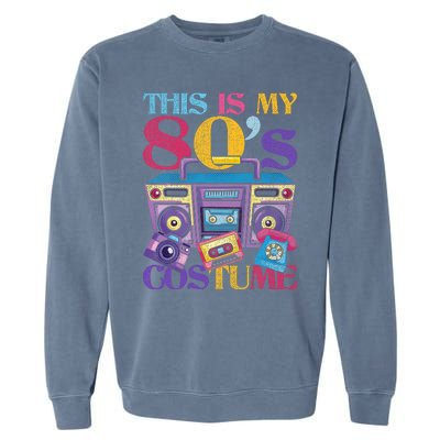 Eighties Music 1980s Generation 80s Costume Party Retro 80s Garment-Dyed Sweatshirt