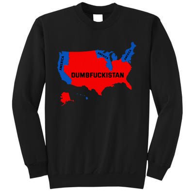 Election Map 2024 United States Of America Dumbfuckistan Sweatshirt