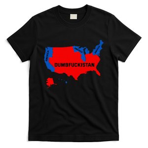 Election Map 2024 United States Of America Dumbfuckistan T-Shirt