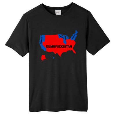 Election Map 2024 United States Of America Dumbfuckistan Tall Fusion ChromaSoft Performance T-Shirt