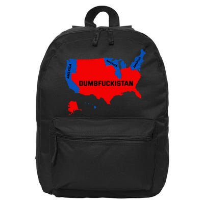 Election Map 2024 United States Of America Dumbfuckistan 16 in Basic Backpack