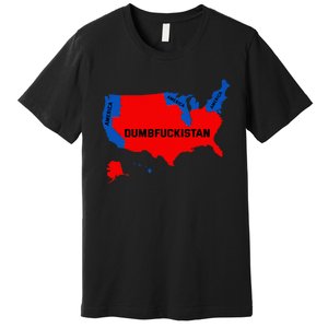 Election Map 2024 United States Of America Dumbfuckistan Premium T-Shirt