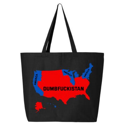 Election Map 2024 United States Of America Dumbfuckistan 25L Jumbo Tote