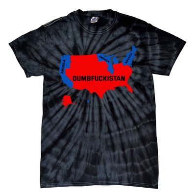 Election Map 2024 United States Of America Dumbfuckistan Tie-Dye T-Shirt