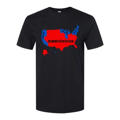 Election Map 2024 United States Of America Dumbfuckistan Softstyle CVC T-Shirt