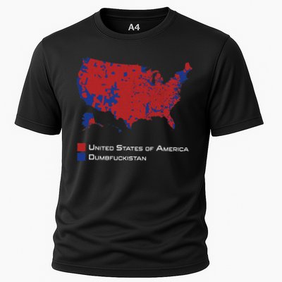 Election Map 2024 United States Of America Dumbfuckistan Performance Shirt