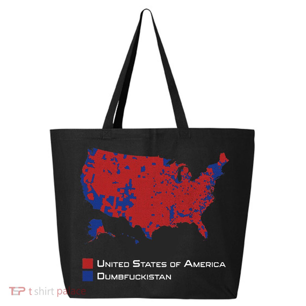 Election Map 2024 United States Of America Dumbfuckistan 25L Jumbo Tote