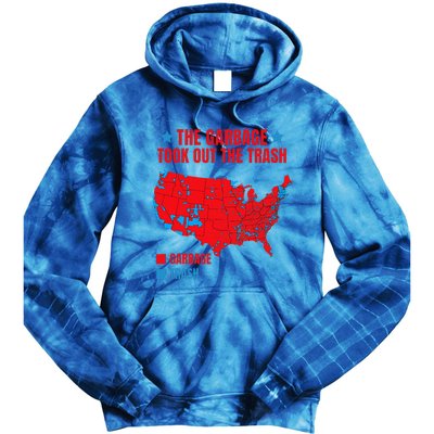 Electoral Map 2024 The Garbage Took Out The Trash Tie Dye Hoodie