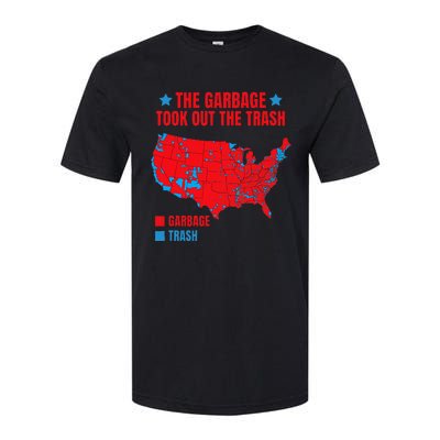 Electoral Map 2024 The Garbage Took Out The Trash Softstyle CVC T-Shirt