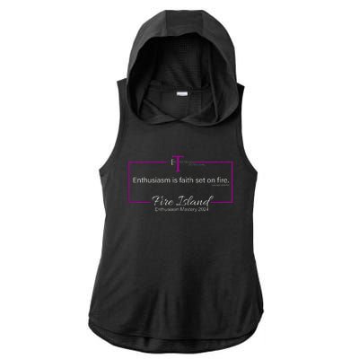 Enthusiasm Mastery 2024 Ladies PosiCharge Tri-Blend Wicking Draft Hoodie Tank