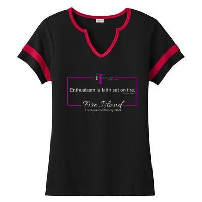 Enthusiasm Mastery 2024 Ladies Halftime Notch Neck Tee