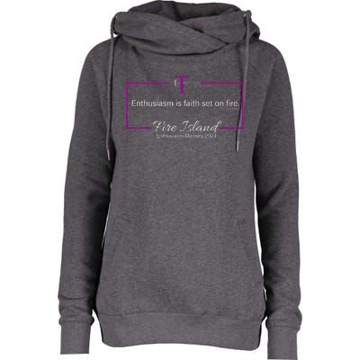 Enthusiasm Mastery 2024 Womens Funnel Neck Pullover Hood