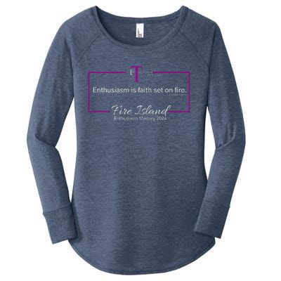 Enthusiasm Mastery 2024 Women's Perfect Tri Tunic Long Sleeve Shirt