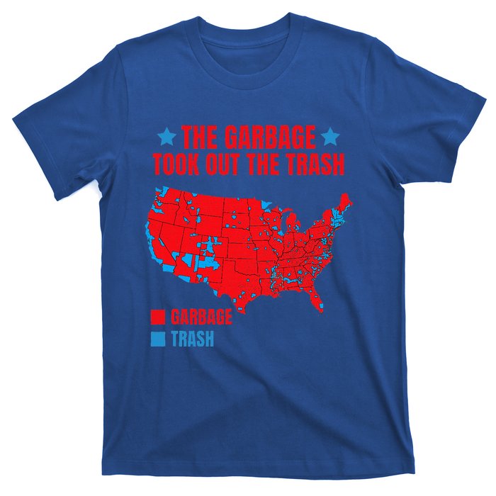 Electoral Map 2024 The Garbage Took Out The Trash Trump 312 T-Shirt