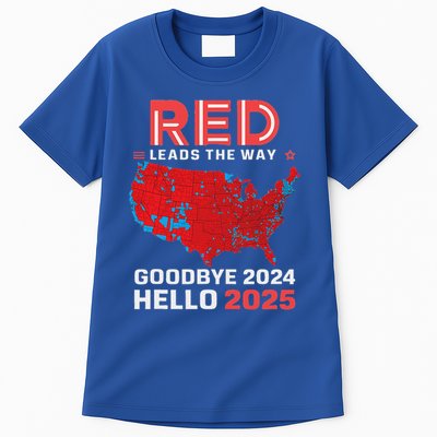 Election Map 2024 Usa Goodbye 2024 Hello 2025 Tall T-Shirt
