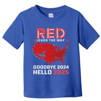 Election Map 2024 Usa Goodbye 2024 Hello 2025 Toddler T-Shirt