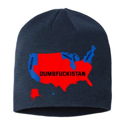 Election Map 2024 United States Of America Dumbfuckistan Sustainable Beanie