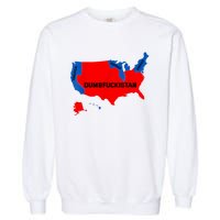 Election Map 2024 United States Of America Dumbfuckistan Garment-Dyed Sweatshirt