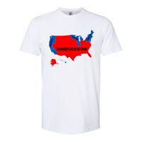 Election Map 2024 United States Of America Dumbfuckistan Softstyle CVC T-Shirt