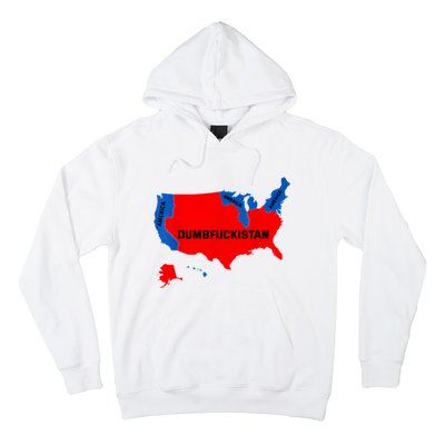 Election Map 2024 United States Of America Dumbfuckistan Hoodie