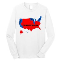 Election Map 2024 United States Of America Dumbfuckistan Long Sleeve Shirt