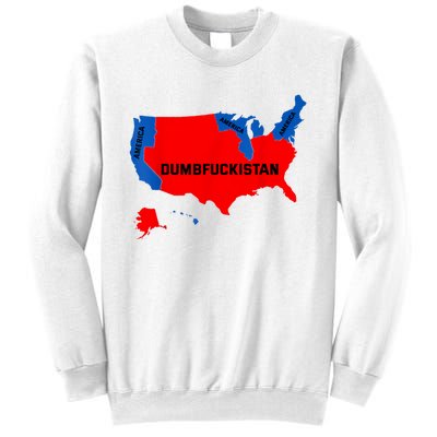 Election Map 2024 United States Of America Dumbfuckistan Sweatshirt