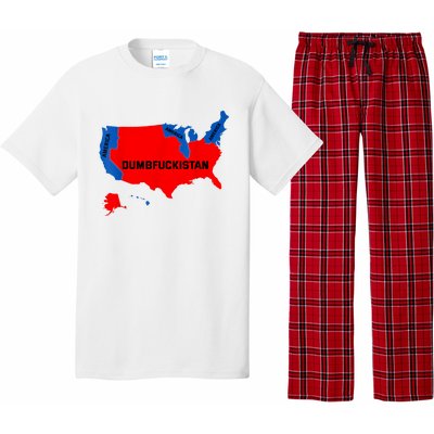 Election Map 2024 United States Of America Dumbfuckistan Pajama Set