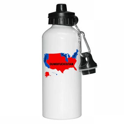 Election Map 2024 United States Of America Dumbfuckistan Aluminum Water Bottle