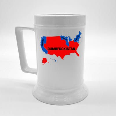 Election Map 2024 United States Of America Dumbfuckistan Beer Stein