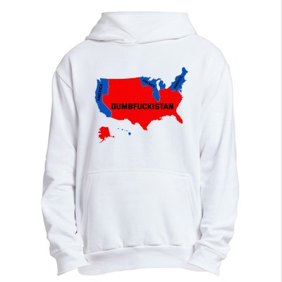 Election Map 2024 United States Of America Dumbfuckistan Urban Pullover Hoodie