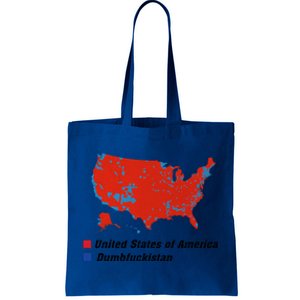 Election Map 2024 United States Of America Dumbfuckistan Tote Bag